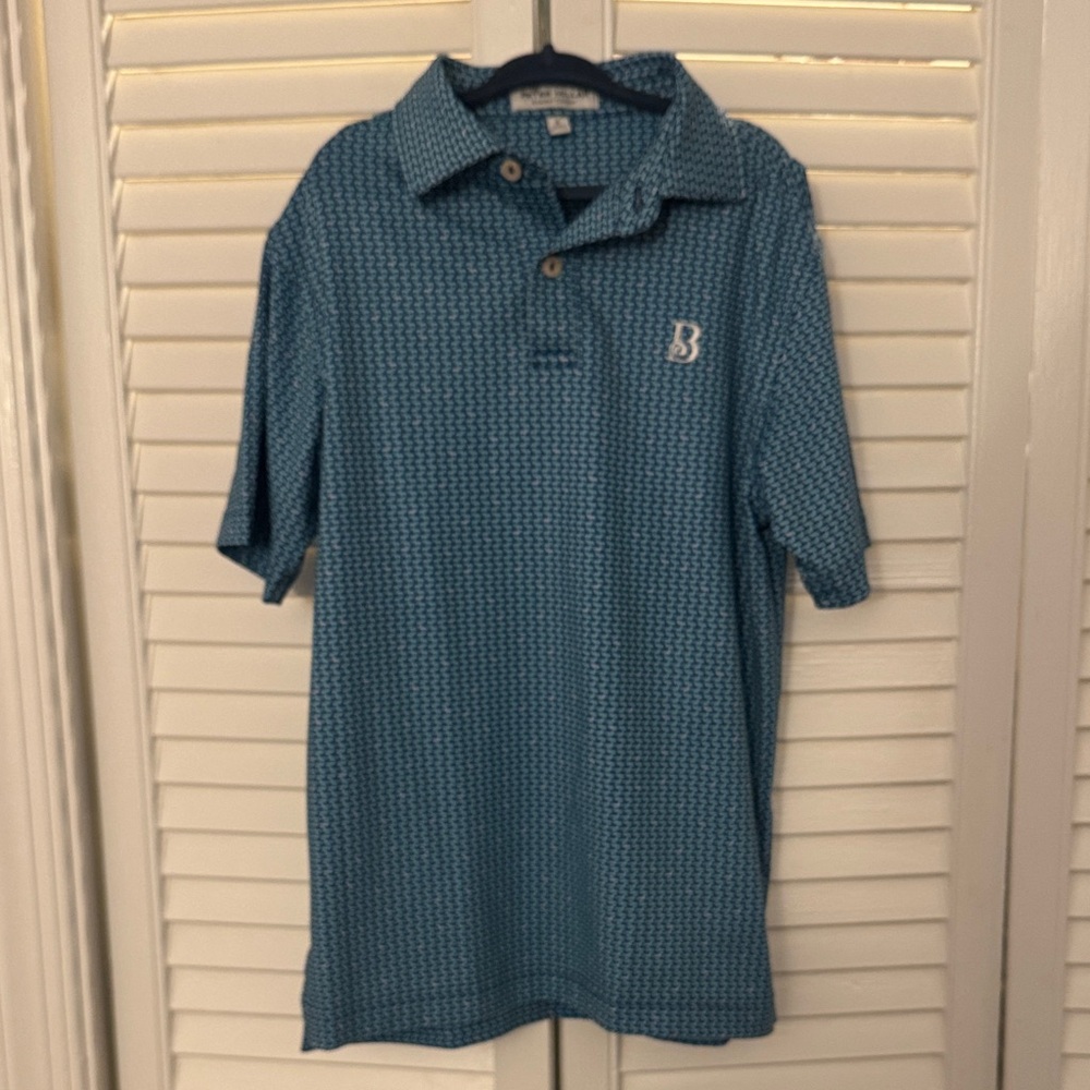 Peter Millar Summer Comfort Blue Polo Shirt